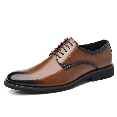 Men's Leather Casual Shoes for Formal Dress and Work Occasions